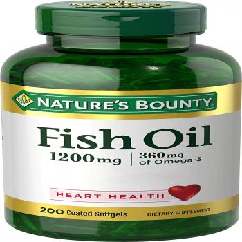 Fish Oil 1200 mg Omega-3,…