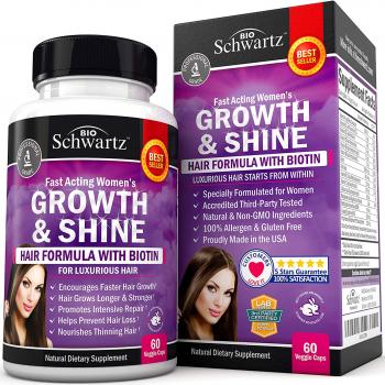 Hair Growth Vitamins with…