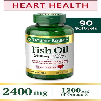 Fish Oil 2400 mg Softgels…
