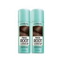 Magic Root Cover Up Gray Concealer Spray Medium Brown by L'Oreal Paris - 4 oz (2 pack)