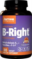 B-right Complex, Supports Engery, Brain and Cardiovascular Health by Jarrow Formulas - 100 Veggie Ca…
