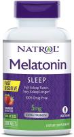 Melatonin Fast Dissolve Tablets Helps You Fall Asleep Faster Stay Asleep Longer Easy to Take by Natrol - 5mg, 100 Count
