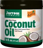 Coconut Oil 100% Organic, Extra Virgin by Jarrow Formulas - 16 Ounce