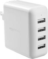 40W 4-Port Multi USB Wall Charger by AmazonBasics - color White