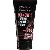 Advanced Hairstyle BLOW DRY IT Thermal Smoother Cream by L'Oreal Paris - 5.1 fl. oz.
