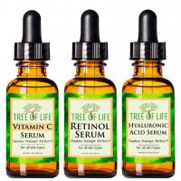Anti Aging Serum 3-Pack for Face - Vitamin C Serum, Retinol Serum, Hyaluronic Ac…