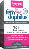 Fem Dophilus, Oral Probiotic for Natural Women and Urinary Tract Health, 5 Billion Cells by Jarrow Formulas - 30 Capsules