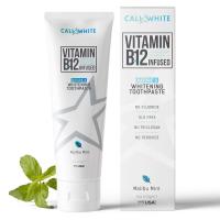Cali White VEGAN WHITENING TOOTHPASTE with VITAMIN B12 Best Methylcobalamin B 12 for Sublingual Abso…