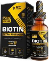 Extra Strength, Vegan Friendly, Supports Healthy Hair Growth,  10000mcg Biotin Liquid Drops, 60 Serv…
