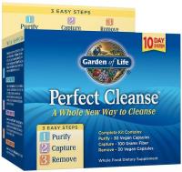 Garden of Life 10 Day Gentle Detox Pills - Perfect Cleanse Kit with Organic Fiber