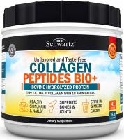 Collagen Peptides Protein Powder by BioSchwartz - Grass Fed, Pasture Raised with Aminos - Easy to Mi…
