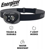 High-Powered LED Headlamp Flashlights IPX4 Water Resistant Super Bright LED by Energizer