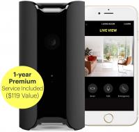 2019 Model/WiFi Home Security Camera +1-Year Subscription by Canary - Wide-Angle Lens, Motion + Pers…