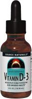 Vitamin D-3 Liquid Drops 2000 iu Supports Bone & Immune Health by Source Naturals - 4 Fluid oz