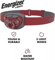 High-Powered LED Headlamp Flashlights IPX4 Water Resistant by Energizer