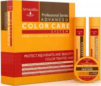 Arvazallia Advanced Color Care Sulfate Free Shampoo and Conditioner Set for Color Treated Hair with Argan Oil and Macadamia Oil