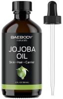 Natural Jojoba Oil for Hair by Baebody, Skin, Nails & Body, 4 Ounces
