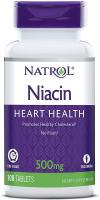 Niacin Time Release 500mg Tablets by Natrol - 100-Count dietary supplements