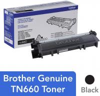 Genuine High Yield Toner Cartridge, TN660, Replacement Black Toner by Brother