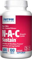 N-A-C Sustain Supports Liver and Lung Function by Jarrow Formulas - 600 mg, 100 Sustain tabs