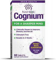 Cognium Tablets Brain Health Keeps Memory Strong by Natrol - 100mg, 60 Count
