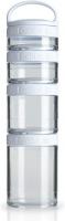 C00358 GoStak Twist n' Lock Storage Jars by by Blender Bottle, 4-Piece Starter Pak, White