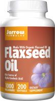 Flaxseed Oil, Supports Cardiovascular Healt by Jarrow Formulas - 1000 mg, 200 Softgels