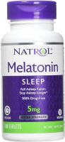 Melatonin Time Release Tablets by Natrol - 5mg, 100 Count (Pack of 2)