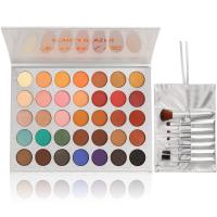 Beauty Glazed Eyeshadow Palette and Makeup Brushes by BestLand