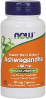 Ashwagandha Withania somnifera Standardized Extract by NOW Foods - 450 mg, 90 Veg Capsules