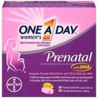 One A Day Women's Prenatal Multivitamin Two Pill Formula, Supplement for Before