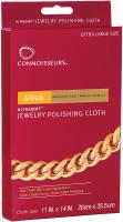Gold Polishing Cloth by CONNOISSEURS - size 11 x 14 inches