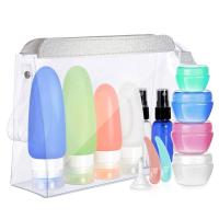14 Pack Travel Bottles Set by Cehomi - Cehomi 3 Ounce Leakproof Silicone Refillable Travel Containers